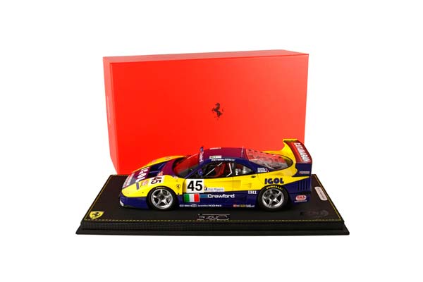 FERRARI F40 LM LE MANS 1996 TEAM ENNEA IGOL RACE N 45 / ФЕРРАРИ Ф40 ЛМ ЛЕ-МАН 1996 ТЕАМ ЕННЕА ИГОЛ РАКЕ 1:18 — фото 7