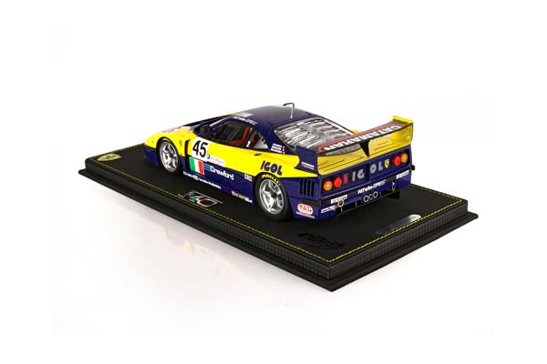 FERRARI F40 LM LE MANS 1996 TEAM ENNEA IGOL RACE N 45 / ФЕРРАРИ Ф40 ЛМ ЛЕ-МАН 1996 ТЕАМ ЕННЕА ИГОЛ РАКЕ 1:18 — фото 2