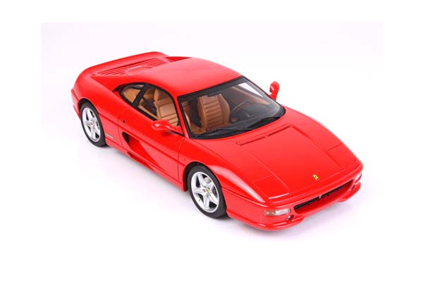 FERRARI F355 BERLINETTA 1994 MANUAL GEAR ROSSO CORSA - BEIGE INTERIOR / ФЕРРАРИ Ф355 БЕРЛИНЕТТА 1994 МЕХАНИКА 1:18 КРАСНЫЙ — фото 4