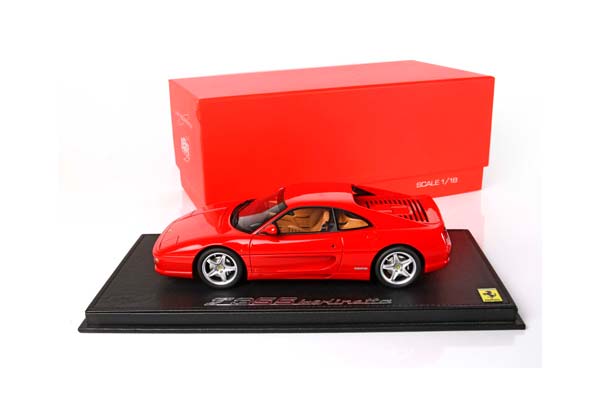 FERRARI F355 BERLINETTA 1994 MANUAL GEAR ROSSO CORSA - BEIGE INTERIOR / ФЕРРАРИ Ф355 БЕРЛИНЕТТА 1994 МЕХАНИКА 1:18 КРАСНЫЙ — фото 7