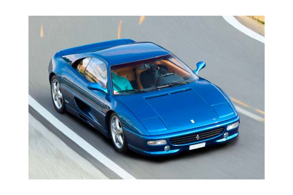 FERRARI F355 BERLINETTA 1994 MANUAL GEAR BLU NART - BEIGE INTERIOR / ФЕРРАРИ Ф355 БЕРЛИНЕТТА 1994 МЕХАНИКА НАРТ 1:18 СИНИЙ