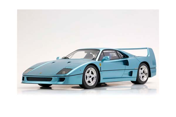 FERRARI F40 1987 HYPERION BLUE / ФЕРРАРИ Ф40 1987 ХИПЕРИОН 1:18 СИНИЙ — фото 5