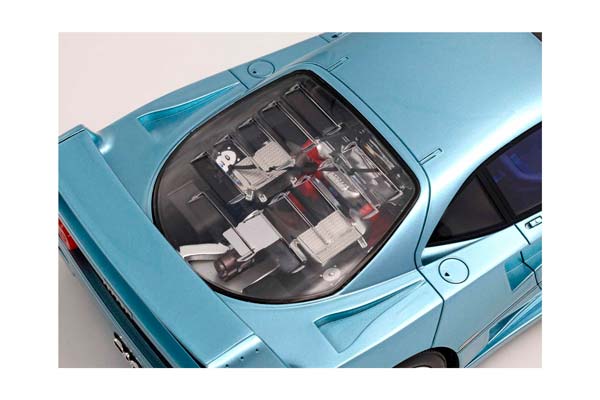 FERRARI F40 1987 HYPERION BLUE / ФЕРРАРИ Ф40 1987 ХИПЕРИОН 1:18 СИНИЙ — фото 7