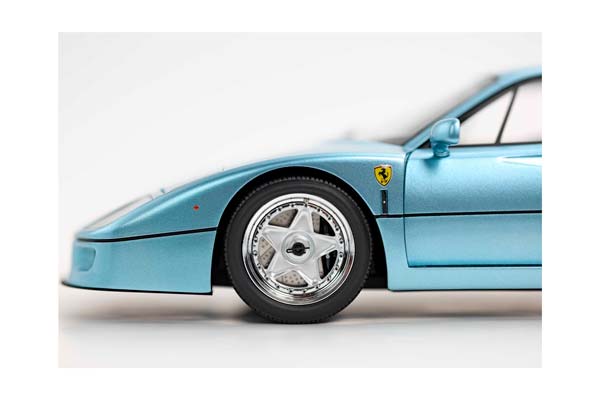 FERRARI F40 1987 HYPERION BLUE / ФЕРРАРИ Ф40 1987 ХИПЕРИОН 1:18 СИНИЙ — фото 9