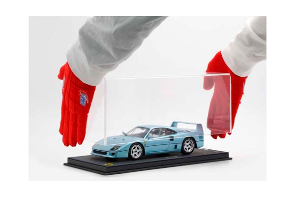 FERRARI F40 1987 HYPERION BLUE / ФЕРРАРИ Ф40 1987 ХИПЕРИОН 1:18 СИНИЙ — фото 2