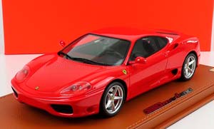 FERRARI 360 MODENA (1999) - F1 GEAR BOX - CAMBIO F1 - CON VETRINA - WITH SHOWCASE, ROSSO CORSA 322 - RED