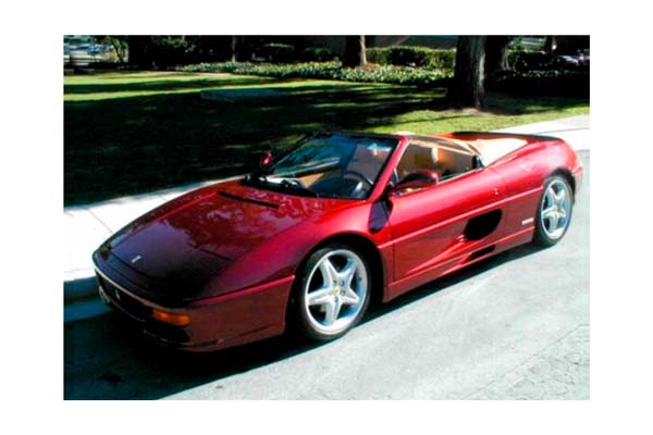 FERRARI 355 F1 SPIDER - AUTOMATIC GEAR ROSSO FIORANO - BEIGE INTERIOR / ФЕРРАРИ 355 Ф1 СПАЙДЕР 1:18 КРАСНЫЙ
