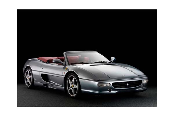 FERRARI 355 F1 SPIDER - AUTOMATIC GEAR - CHALLENGE GRID ARGENTO NURBURGRING - BORDEAUX INTERIOR / ФЕРРАРИ 355 Ф1 СПАЙДЕР 1:18 БОРДОВЫЙ — фото 1