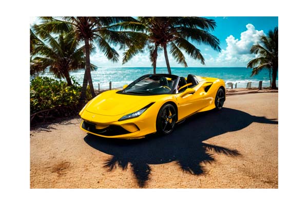 FERRARI F8 TRIBUTO SPIDER GIALLO MODENA / ФЕРРАРИ Ф8 ТРИБУТО СПАЙДЕР 1:18 ЖЕЛТЫЙ