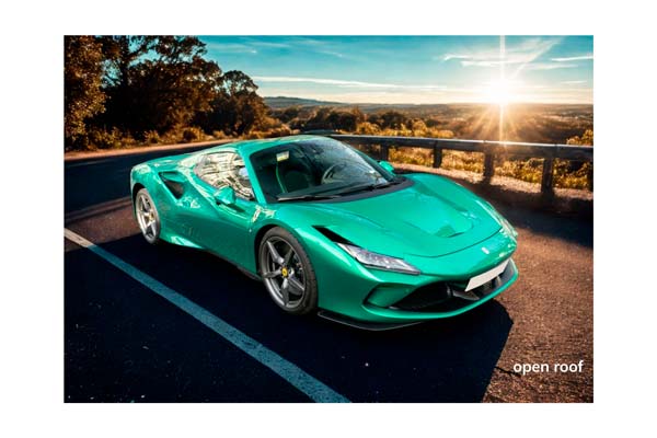 FERRARI F8 TRIBUTO SPIDER GREEN JEWEL / ФЕРРАРИ Ф8 ТРИБУТО СПАЙДЕР ДЖЕВЕЛ 1:18 ЗЕЛЕНЫЙ