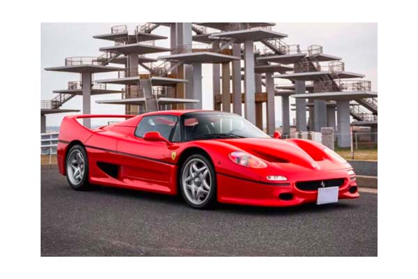 FERRARI F50 COUPE RED BLACK INTERIORS / ФЕРРАРИ Ф50 КУПЕ ИНТЕРИОРС 1:18 КРАСНЫЙ