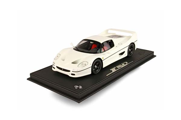 FERRARI F50 COUPE 1995 AVUS WHITE 100 / ФЕРРАРИ Ф50 КУПЕ 1995 АВУС 100 1:18 БЕЛЫЙ — фото 1