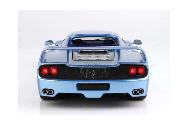 FERRARI F50 COUPE 1995 MET. LIGHT BLU / ФЕРРАРИ Ф50 КУПЕ 1995 МЕТ ЛИГХТ 1:18 СИНИЙ — фото 5