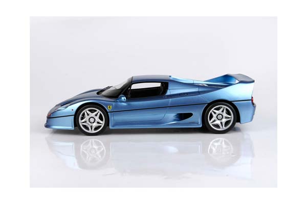 FERRARI F50 COUPE 1995 MET. LIGHT BLU / ФЕРРАРИ Ф50 КУПЕ 1995 МЕТ ЛИГХТ 1:18 СИНИЙ — фото 6