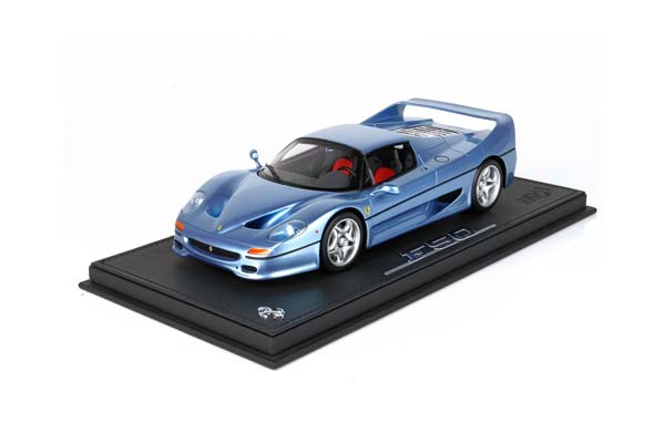 FERRARI F50 COUPE 1995 MET. LIGHT BLU / ФЕРРАРИ Ф50 КУПЕ 1995 МЕТ ЛИГХТ 1:18 СИНИЙ