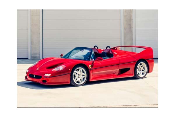 FERRARI F50 SPIDER RED AND BLACK INTERIOR / ФЕРРАРИ Ф50 СПАЙДЕР САЛОН 1:18 КРАСНЫЙ
