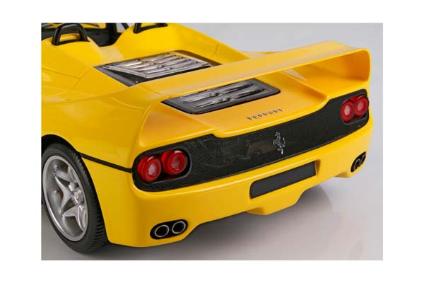 FERRARI F50 COUPE 1995 SPIDER VERSION YELLOW / ФЕРРАРИ Ф50 КУПЕ 1995 СПАЙДЕР ВЕРСИОН 1:18 ЖЕЛТЫЙ — фото 3