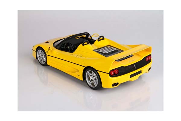 FERRARI F50 COUPE 1995 SPIDER VERSION YELLOW / ФЕРРАРИ Ф50 КУПЕ 1995 СПАЙДЕР ВЕРСИОН 1:18 ЖЕЛТЫЙ — фото 4