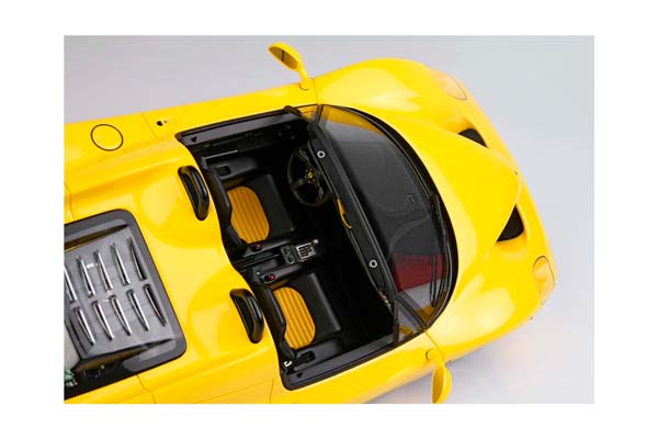 FERRARI F50 COUPE 1995 SPIDER VERSION YELLOW / ФЕРРАРИ Ф50 КУПЕ 1995 СПАЙДЕР ВЕРСИОН 1:18 ЖЕЛТЫЙ — фото 6
