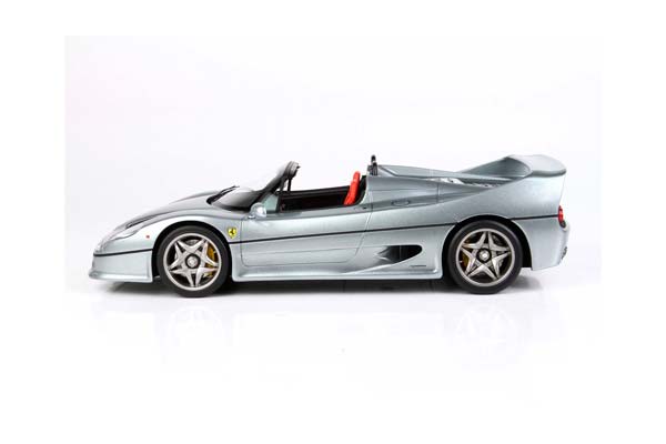FERRARI F50 COUPE 1995 SPIDER VERSION TITANIUM GREY 740 / ФЕРРАРИ Ф50 КУПЕ 1995 СПАЙДЕР ВЕРСИОН 740 1:18 СЕРЫЙ — фото 6