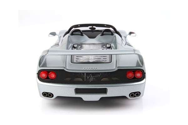 FERRARI F50 COUPE 1995 SPIDER VERSION TITANIUM GREY 740 / ФЕРРАРИ Ф50 КУПЕ 1995 СПАЙДЕР ВЕРСИОН 740 1:18 СЕРЫЙ — фото 7