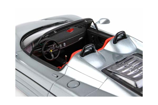 FERRARI F50 COUPE 1995 SPIDER VERSION TITANIUM GREY 740 / ФЕРРАРИ Ф50 КУПЕ 1995 СПАЙДЕР ВЕРСИОН 740 1:18 СЕРЫЙ — фото 8