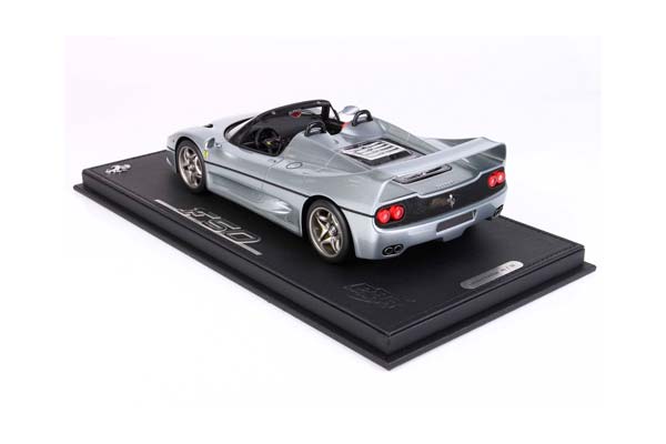 FERRARI F50 COUPE 1995 SPIDER VERSION TITANIUM GREY 740 / ФЕРРАРИ Ф50 КУПЕ 1995 СПАЙДЕР ВЕРСИОН 740 1:18 СЕРЫЙ — фото 2