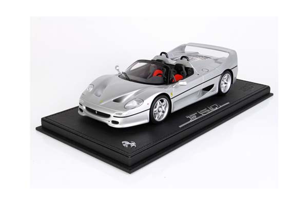 FERRARI F50 COUPE 1995 SPIDER VERSION METALLIC SILVER NURBURGRING / ФЕРРАРИ Ф50 КУПЕ 1995 СПАЙДЕР ВЕРСИОН МЕТАЛЛИК НУРБУРГРИНГ 1:18 СЕРЕБРИСТЫЙ