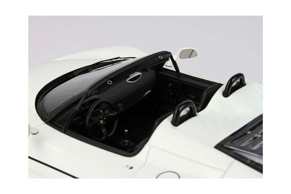 FERRARI F50 COUPE 1995 SPIDER VERSION AVUS WHITE RACE WHEELS / ФЕРРАРИ Ф50 КУПЕ 1995 СПАЙДЕР ВЕРСИОН АВУС РАКЕ КОЛЕСА 1:18 БЕЛЫЙ — фото 3