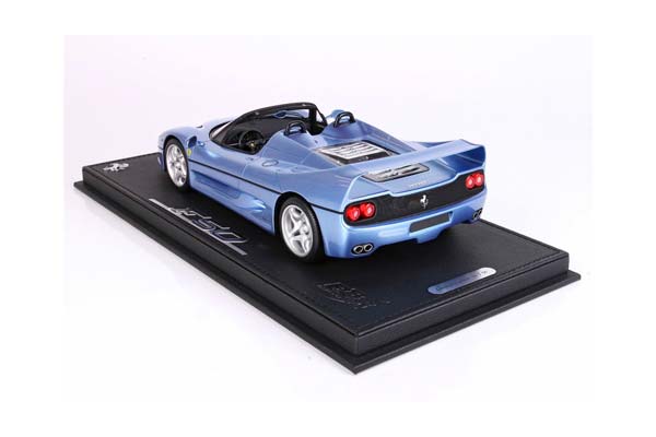 FERRARI F50 COUPE 1995 SPIDER VERSION CALIFORNIA LIGHT BLUE METALLIC / ФЕРРАРИ Ф50 КУПЕ 1995 СПАЙДЕР ВЕРСИОН КАЛИФОРНИА ЛИГХТ МЕТАЛЛИК 1:18 ГОЛУБОЙ — фото 2