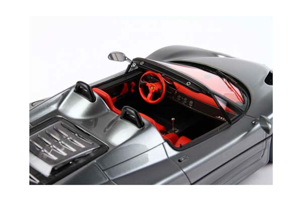 FERRARI F50 COUPE 1995 SPIDER VERSION METALLIC IRON GREY / ФЕРРАРИ Ф50 КУПЕ 1995 СПАЙДЕР ВЕРСИОН МЕТАЛЛИК ИРОН 1:18 СЕРЫЙ — фото 7