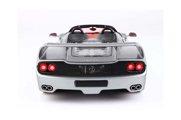 FERRARI F50 COUPE 1995 SPIDER VERSION METALLIC IRON GREY / ФЕРРАРИ Ф50 КУПЕ 1995 СПАЙДЕР ВЕРСИОН МЕТАЛЛИК ИРОН 1:18 СЕРЫЙ — фото 8