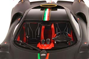 PAGANI IMOLA (2020) - CON VETRINA - WITH SHOWCASE, CARBON FIBRE BLACK — фото 5