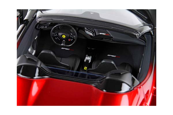 FERRARI SF90 SPIDER MAGMA RED AND BLACK / ФЕРРАРИ СФ90 СПАЙДЕР МАГМА 1:18 КРАСНЫЙ — фото 7