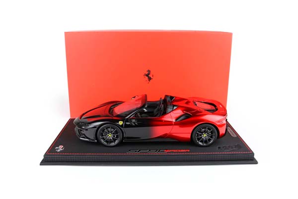 FERRARI SF90 SPIDER MAGMA RED AND BLACK / ФЕРРАРИ СФ90 СПАЙДЕР МАГМА 1:18 КРАСНЫЙ — фото 8