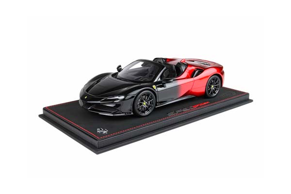 FERRARI SF90 SPIDER MAGMA RED AND BLACK / ФЕРРАРИ СФ90 СПАЙДЕР МАГМА 1:18 КРАСНЫЙ