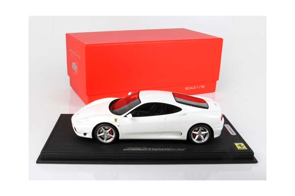FERRARI 360 MODENA - MANUAL GEAR TRANSMISSION GLOSS AWUS WHITE / ФЕРРАРИ 360 1:18 БЕЛЫЙ — фото 9