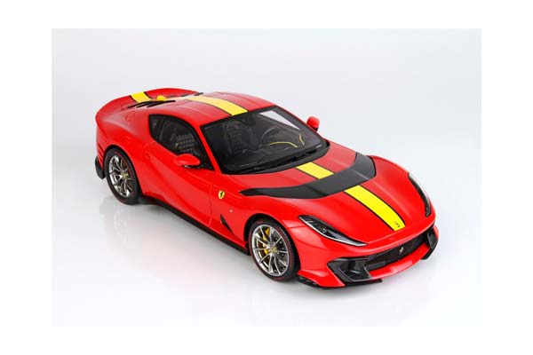 FERRARI 812 COMPETIZIONE 2021 RED CORSA 322 / ФЕРРАРИ 812 КОМПЕТИЦИОНЕ 2021 322 1:18 КРАСНЫЙ — фото 3