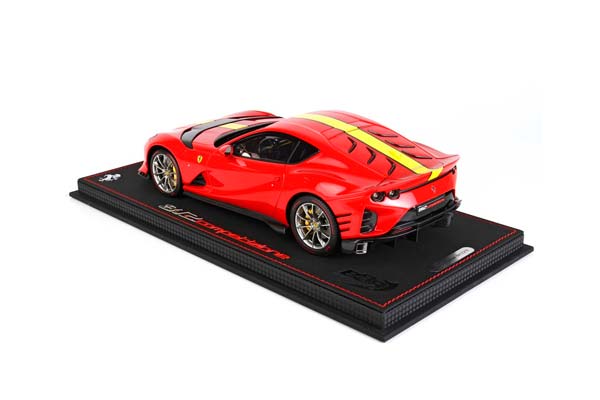 FERRARI 812 COMPETIZIONE 2021 RED CORSA 322 / ФЕРРАРИ 812 КОМПЕТИЦИОНЕ 2021 322 1:18 КРАСНЫЙ — фото 2