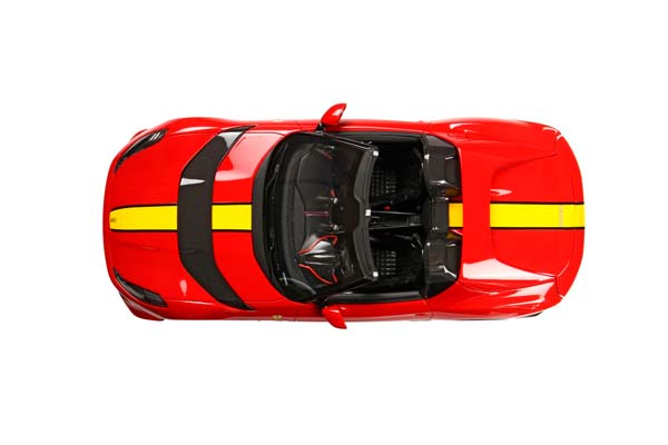 FERRARI 812 COMPETIZIONE A RED CORSA 322 / ФЕРРАРИ 812 КОМПЕТИЦИОНЕ А 322 1:18 КРАСНЫЙ — фото 7