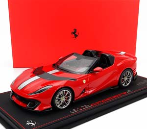 FERRARI 812 COMPETIZIONE A SPIDER (2022) - CON VETRINA - WITH SHOWCASE, ROSSO CORSA 322 - RED