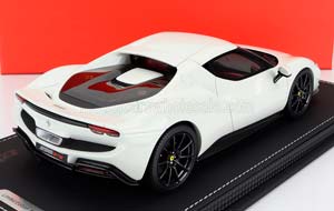 FERRARI 296 GTB HYBRID 830HP V6 (2021) - CON VETRINA - WITH SHOWCASE, BIANCO AVUS - WHITE — фото 2
