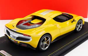 FERRARI 296 GTB ASSETTO FIORANO (2022) - CON VETRINA - WITH SHOWCASE, GIALLO MODENA - YELLOW SILVER — фото 2