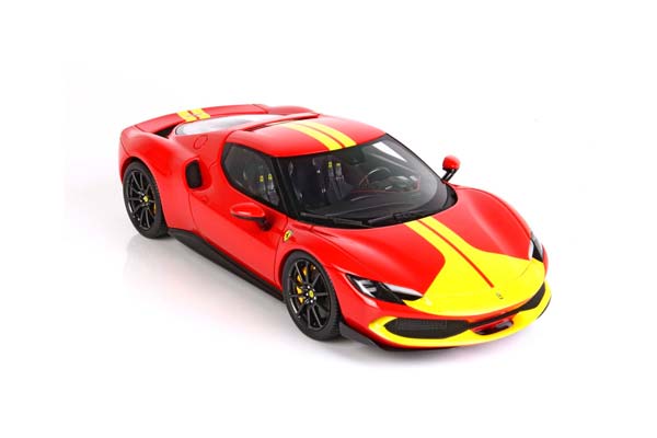 FERRARI 296 GTB ASSETTO FIORANO RED CORSA 322 / ФЕРРАРИ 296 ГТБ АССЕТТО 322 1:18 КРАСНЫЙ — фото 3