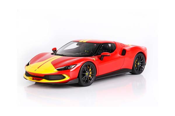 FERRARI 296 GTB ASSETTO FIORANO RED CORSA 322 / ФЕРРАРИ 296 ГТБ АССЕТТО 322 1:18 КРАСНЫЙ — фото 5