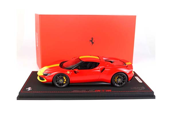 FERRARI 296 GTB ASSETTO FIORANO RED CORSA 322 / ФЕРРАРИ 296 ГТБ АССЕТТО 322 1:18 КРАСНЫЙ — фото 9