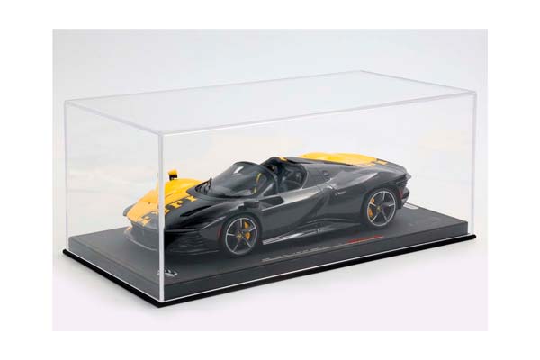 FERRARI SP3 DAYTONA 599+1 SPIDER - OPEN ROOF GIALLO MODENA AND CARBON FIBER / ФЕРРАРИ СП3 ДАЙТОНА 599+1 СПАЙДЕР 1:18 ЖЕЛТЫЙ — фото 7