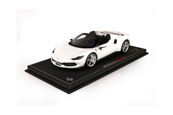 FERRARI 296 GTS WHITE CERVINO / ФЕРРАРИ 296 ГТС КЕРВИНО 1:18 БЕЛЫЙ — фото 1