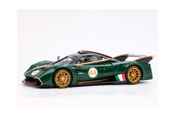 PAGANI HUAYRA R GLOSS GREEN CARBON VERDE SMERALDO / ПАГАНИ ХУАЙРА Р ГЛОСС КАРБОН СМЕРАЛДО 1:18 ЗЕЛЕНЫЙ — фото 6