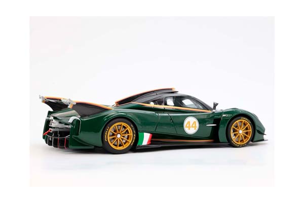 PAGANI HUAYRA R GLOSS GREEN CARBON VERDE SMERALDO / ПАГАНИ ХУАЙРА Р ГЛОСС КАРБОН СМЕРАЛДО 1:18 ЗЕЛЕНЫЙ — фото 7